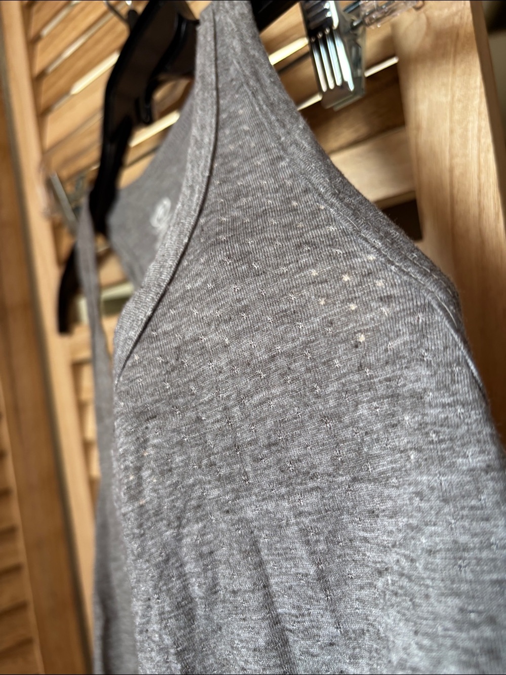 Athletic Works Gray Racerback Tank Small - Picture 2 of 4